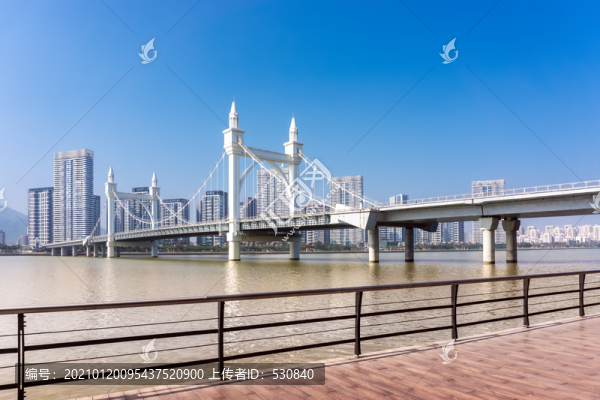 珠海白石橋全景航拍