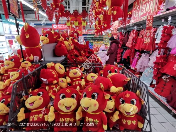 年貨大街牛元素飾品