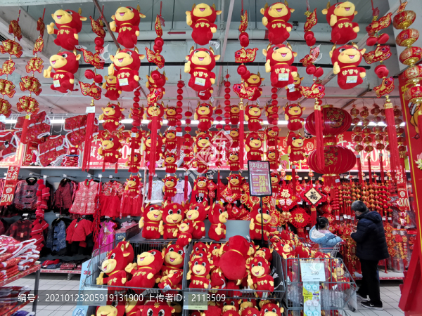 年貨大街牛元素飾品