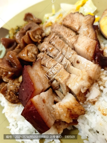 大腸豬腳飯