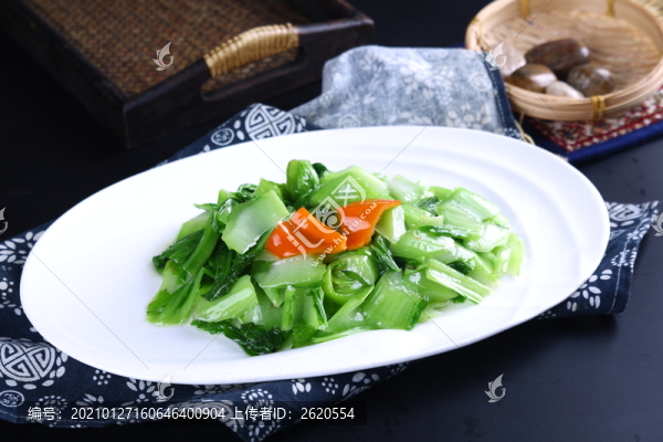 素炒芥菜