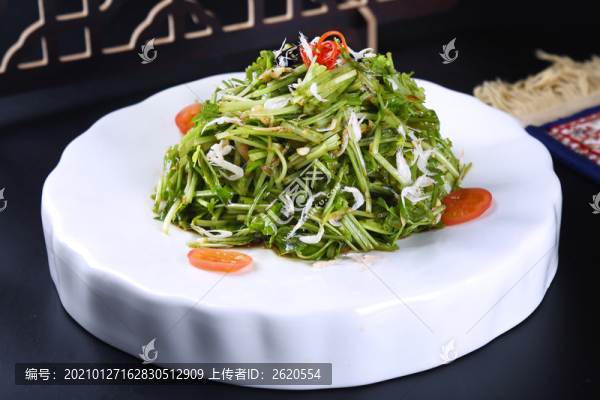 蝦皮拌香菜