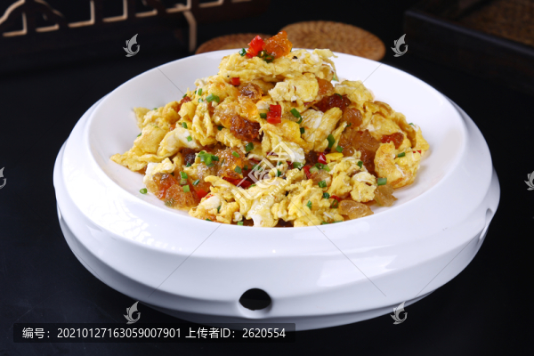 桃膠炒雞蛋
