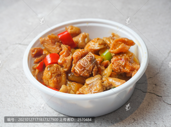 小碗雙椒雞塊