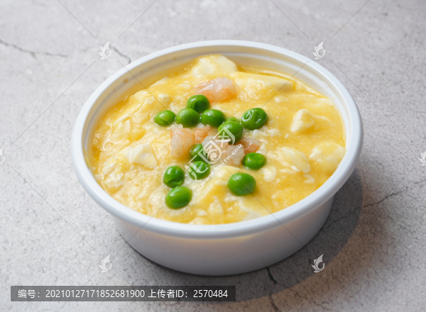 小碗青豆蝦仁豆腐