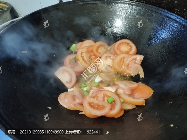 大鍋炒西紅柿