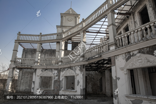 民國(guó)老建筑廢虛