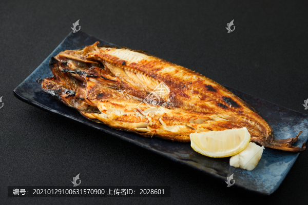 烤開片魚