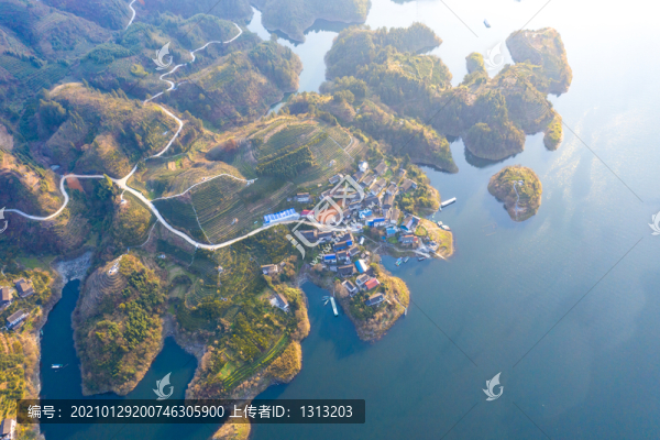 航拍湖南湘西酉水河