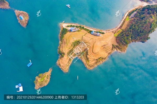 航拍湖南湘西酉水河