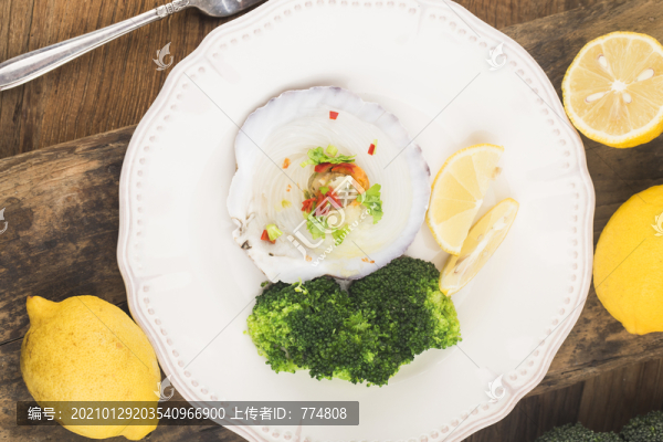 粉絲蒸扇貝