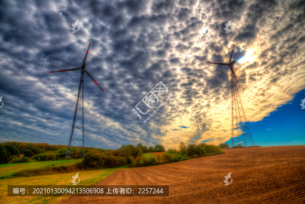 田園田野風景