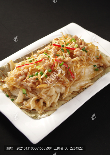 銀魚仔蒸冬瓜干
