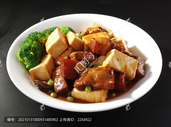 豆腐紅燒肉