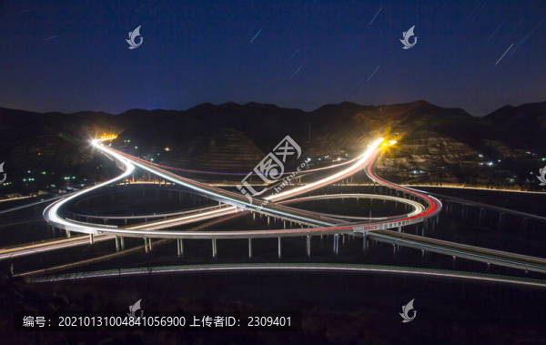 高速公路夜景