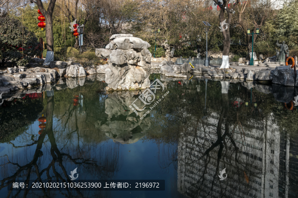 濟南月牙泉圖片