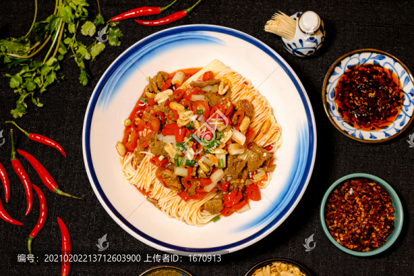 泡椒肉絲面