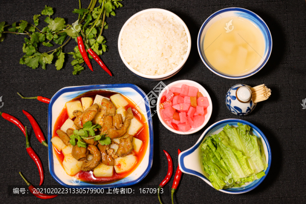 紅燒肥腸套餐