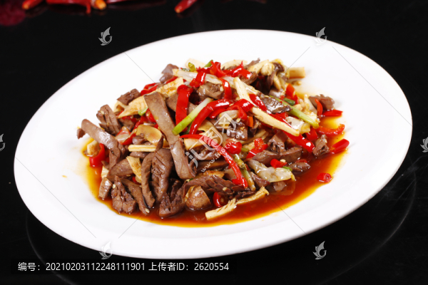 腰花炒黃喉