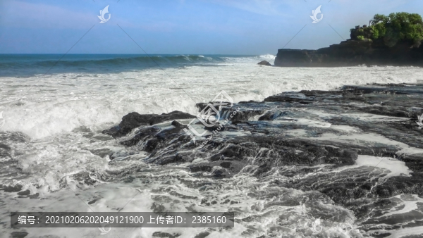 巴厘島的海浪