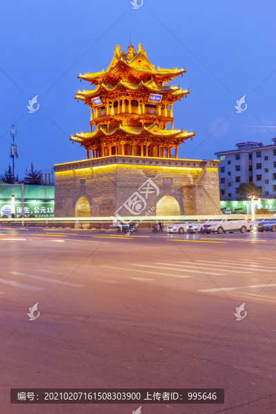 運城鼓樓夜景
