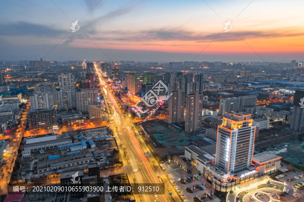 淄博市張店區(qū)夜景