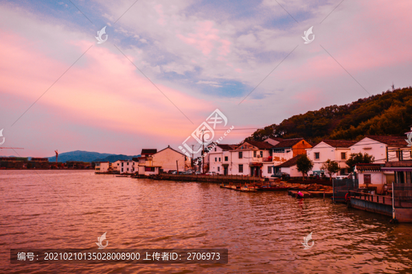 殷灣夕照