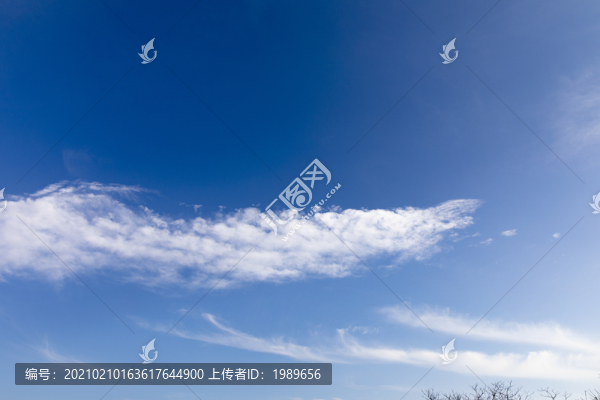 藍(lán)天白云天空