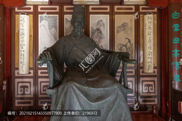 李攀龍雕像