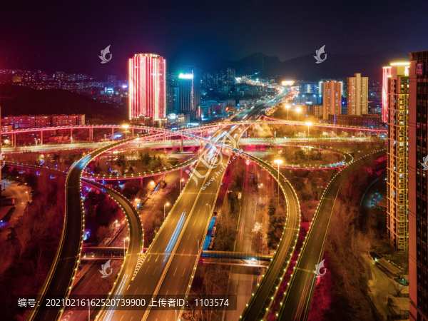 航拍濟南燕山立交橋55