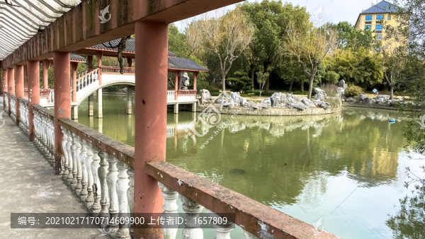 中式園林水景
