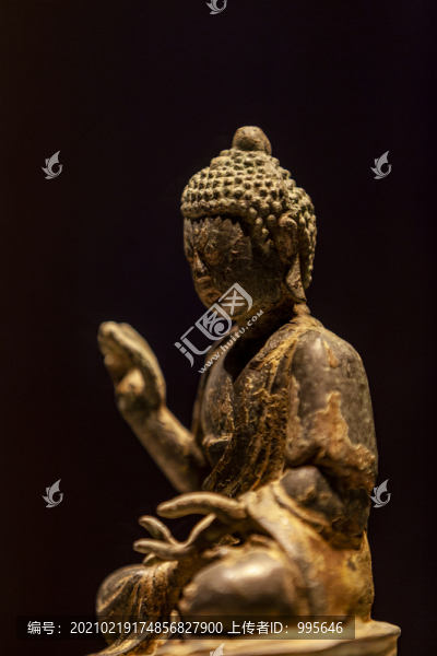 明代釋迦牟尼佛銅坐像