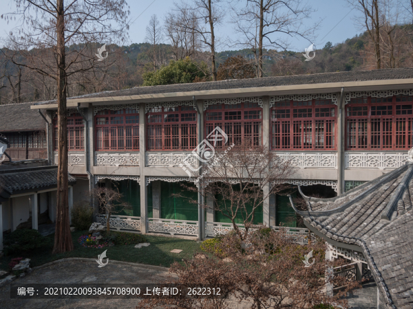 杭州秋水山莊內(nèi)庭院