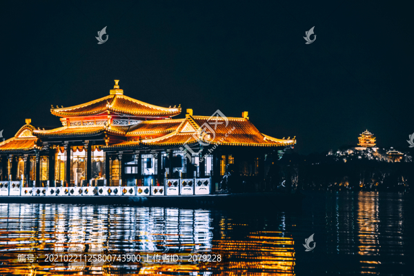 杭州西湖夜景