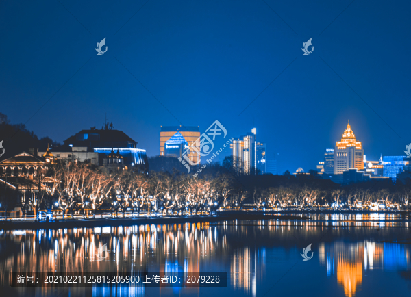 杭州西湖夜景