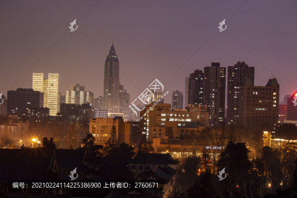 南京新街口夜景
