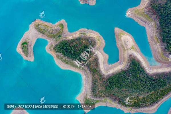 航拍湖南湘西酉水河