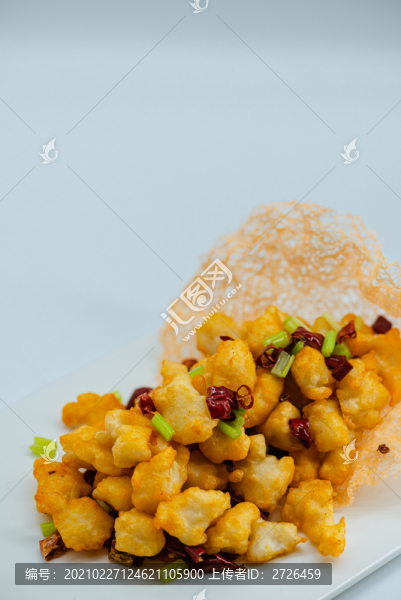 干煸蒜香鱈魚(yú)