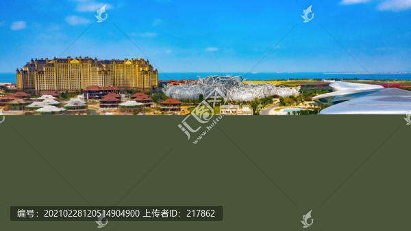 中國(guó)海南海花島航拍