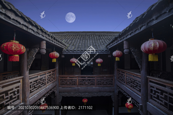 明清家居建筑天井