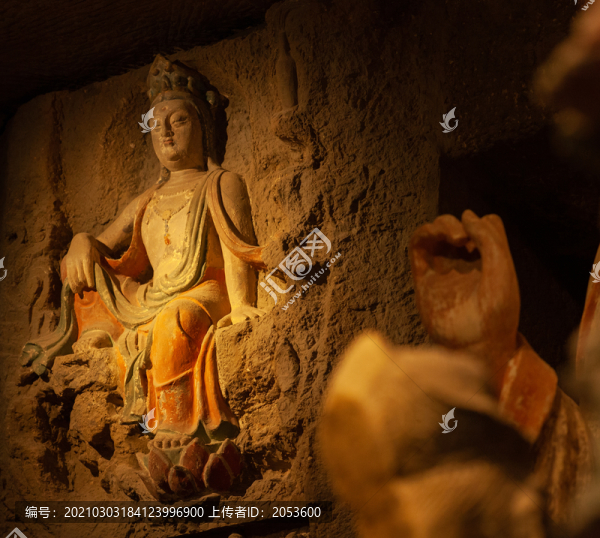 陜西歷史博物館唐代佛教雕塑