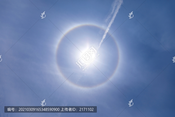 天象奇觀日暈