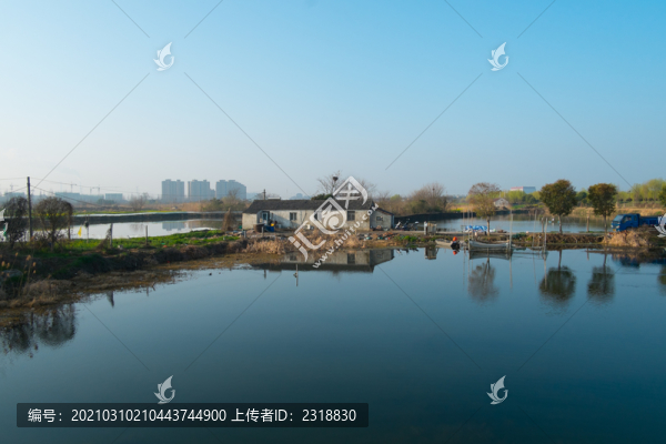 水岸自然風(fēng)景