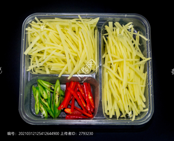 酸辣土豆絲配菜