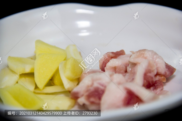 姜蒜肉片