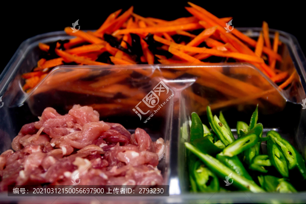 魚(yú)香肉絲配菜
