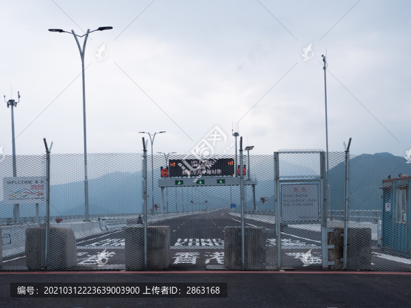 港珠澳大橋通車以前的香港界