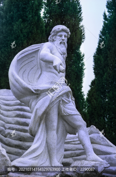 中國陜西西安世博園古希臘天神宙