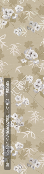 中式花草圖案