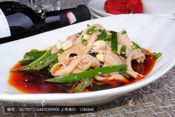 燒椒拌鵝腸